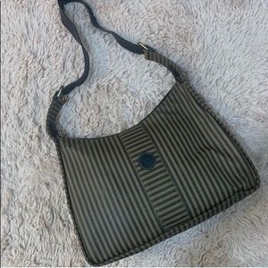 Vintage Fendi pecan stripe shoulder bag 🤎